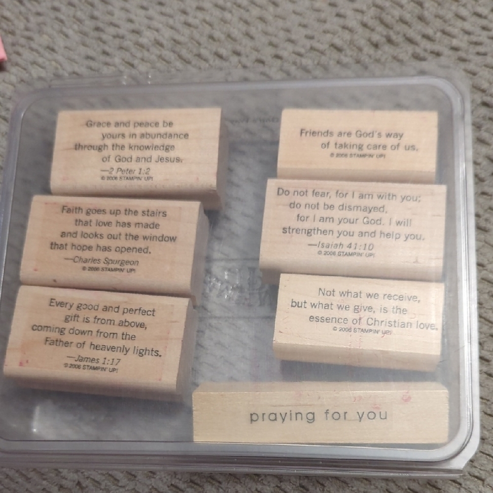 Stampin' Up! Inspirational Rubber Stamps Set